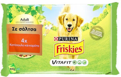 Purina Canned Wet Dog Food with Chicken 4 x 100gr