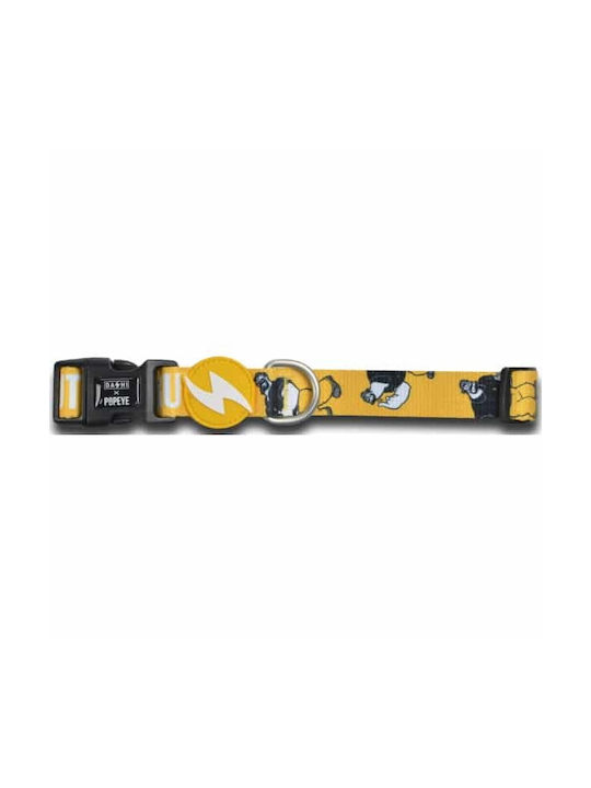 Dashi Brutus Dog Collar In Yellow Colour 28-42cm Small