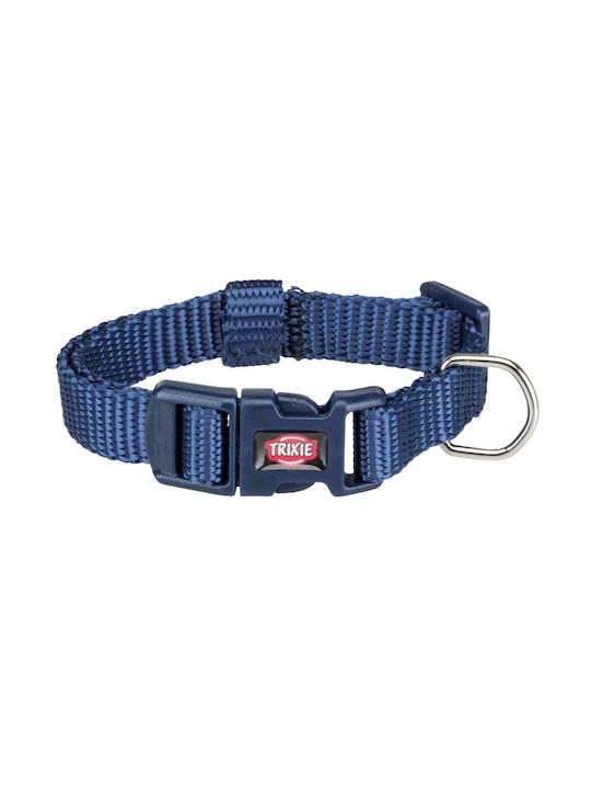 Trixie Premium Dog Collar In Blue Colour Περιλαίμιο M/L 35-55cm/20mm Σκούρο Large / Medium