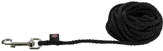 Trixie Dog Leash/Lead Strap Tracking Small/Medium Black 5mm in Black color 15m