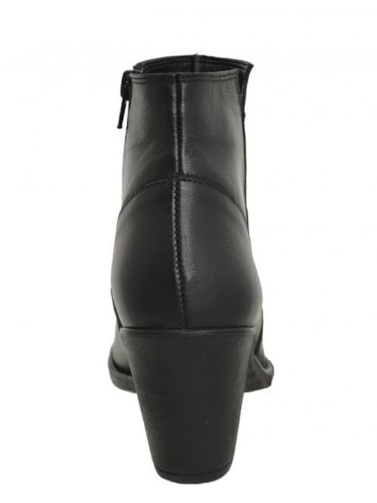 Ghete dama de piele Negru