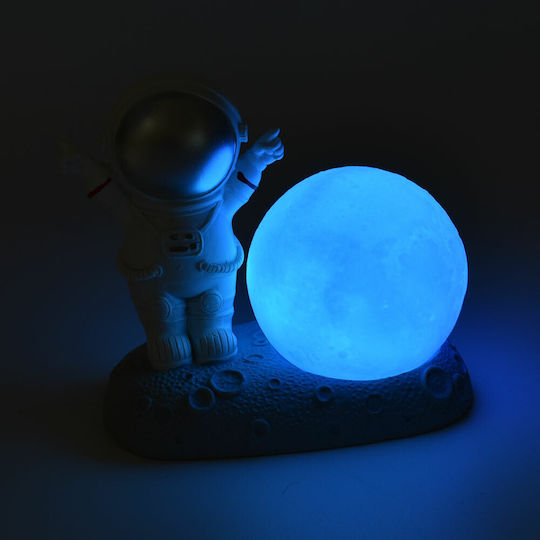 Dekorative Lampe Astronaut Gray