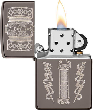 Zippo Thor's Hammer Αντιανεμικός Αναπτήρας Φλόγας Πολύχρωμος