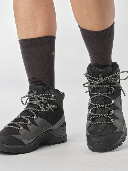 Salomon Quest Rove GTX Γυναικεία Ορειβατικά Gore-Tex Black / Magnet / Quiet Shade Salomon Quest Rove GTX Γυναικεία Ορειβατικά Gore-Tex Black / Magnet / Quiet Shade