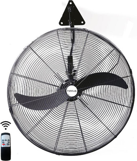Mistral Plus FA-650W Επαγγελματικός Ανεμιστήρας Επιτοίχιος 210W Διαμέτρου 65cm με Τηλεχειριστήριο