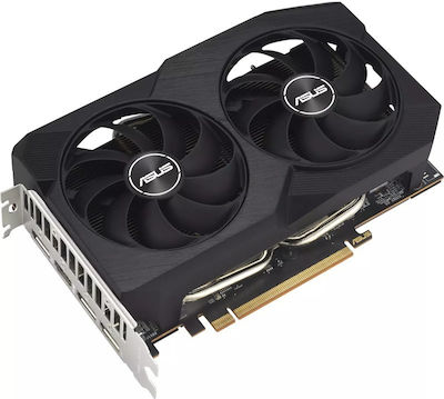 Asus Radeon RX 7600 8GB GDDR6 Dual OC V2 Placă Grafică