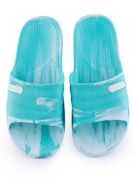 Women's Slides Light Blue