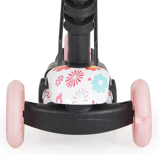 Moni Kids Scooter Lollipop 3-Wheel with Seat for 2+ Years Pink