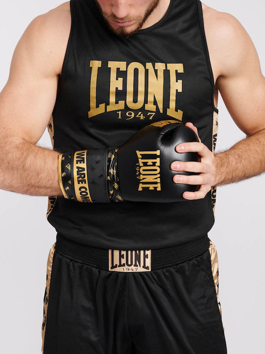 Leone 1947 Sleeveless Shirt AB228 for Boxing Black