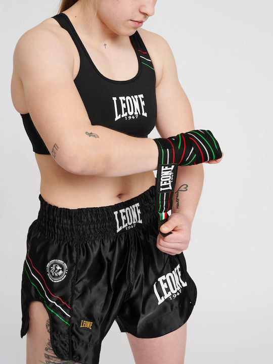 Leone 1947 Flag Men's Kick/Thai Boxing Shorts Black