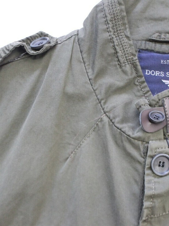 Dors Herren Jacke Lässig Khaki