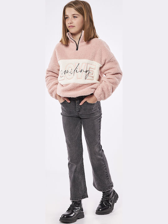 Kinderhemd Langarm Rosa