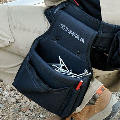 Cofra Wright Θήκη Μέσης Εργαλείων Υφασμάτινη 3 Θέσεων