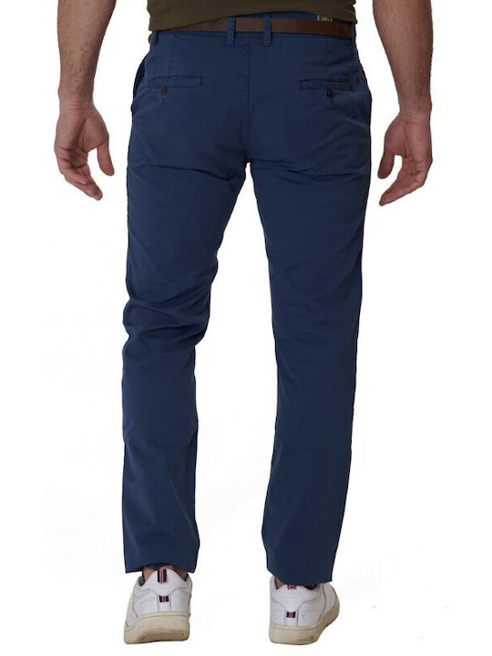 Dors Men's Trousers Chino Blue