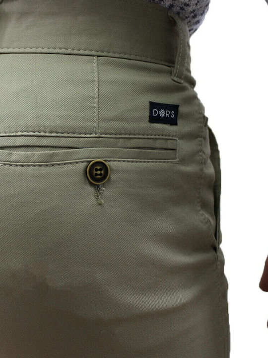 Pantaloni Bărbați Chino Kaki