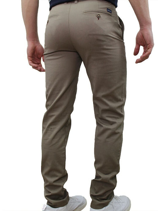 Ανδρικό Παντελόνι Chino Χακί