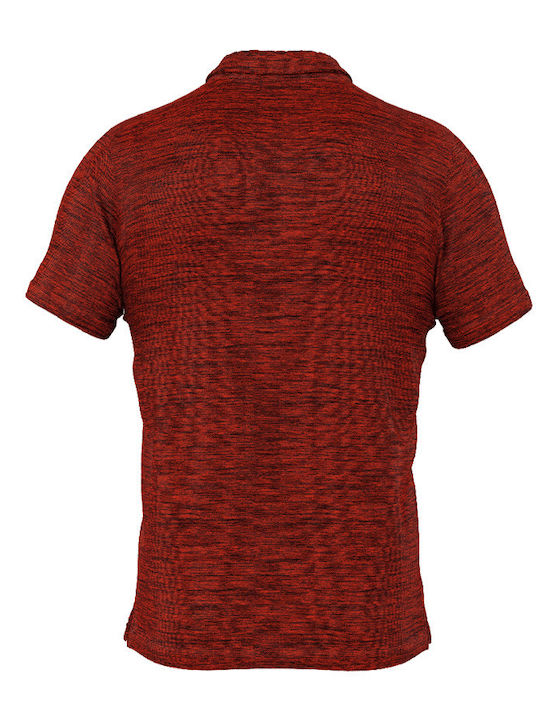 Errea Herren Kurzarmshirt Polo Rot