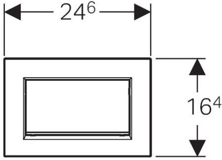 Geberit Sigma 30 Flush Plate Single Flush