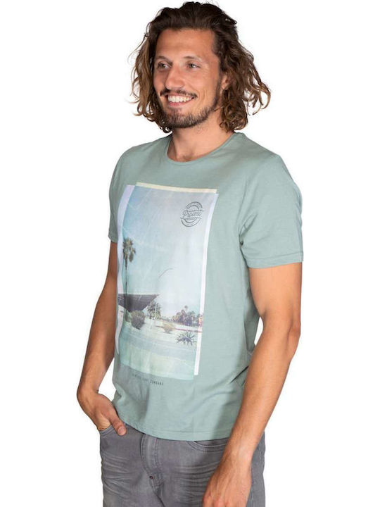 T-shirt Τιρκουάζ