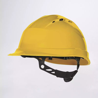 Delta Plus Quartz Up IV Construction Site Helmet Yellow