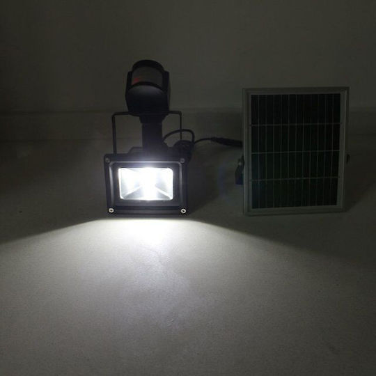 Factory Ηλιακός Προβολέας LED 20W Ψυχρό Λευκό 6000K