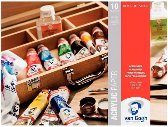 Royal Talens Sketch Pad Van Gogh Acrylic Paper 30x40cm 370gr 10 Sheets