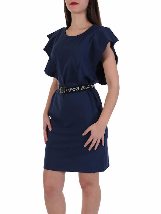 Liu Jo Summer Mini Dress Navy Blue