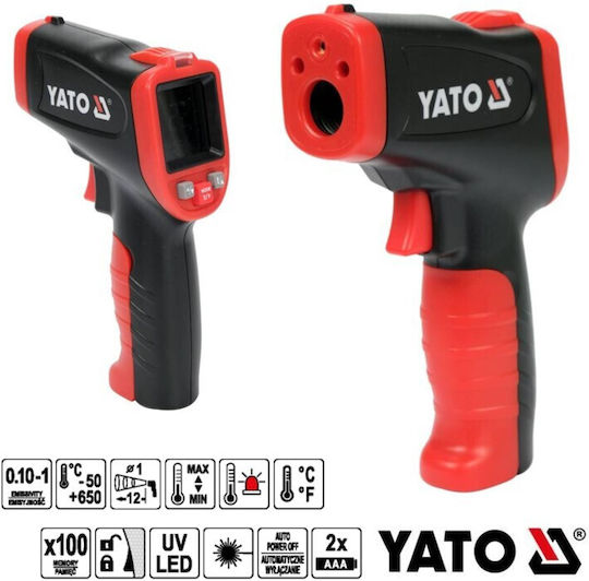 Yato Infrared Thermometer -50°C to 650°C YT-73201