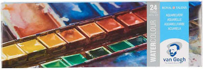 Royal Talens Watercolour Van Gogh Set of Watercolours Multicolored with Brush 24pcs 20838624