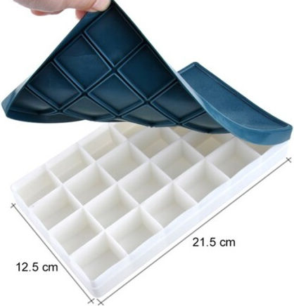 Artix Plastic Paint Palette with Lid and Spacers 12.5x21.5cm 1pcs
