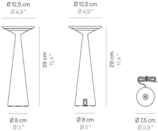 Zafferano Διακοσμητικό Φωτιστικό Dama Pro LED