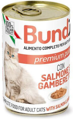 Bundy Economy Wet Food for Cats In Can with Shrimps / Salmon 3pcs 410gr