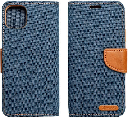 Blue Star Book Fabric Navy Blue (Redmi 12C)