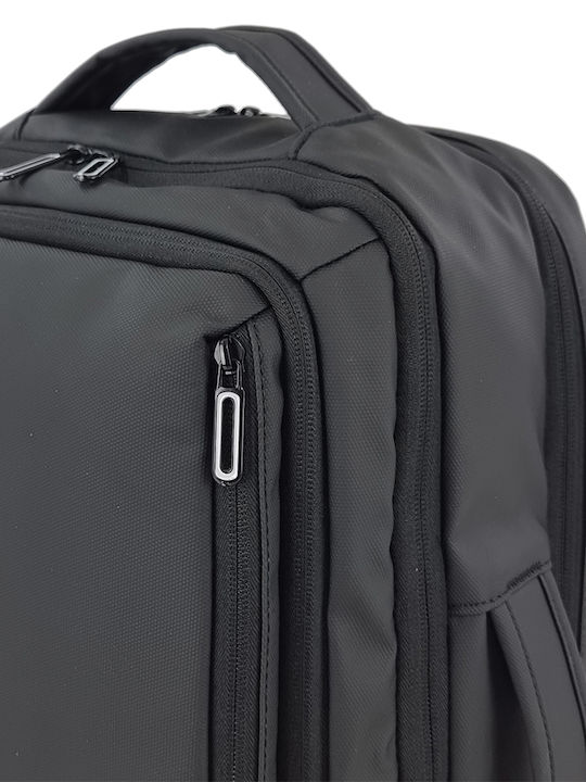 Forecast 2102 Waterproof Laptop Backpack for 15.6" Laptop with USB Port in Black Colour