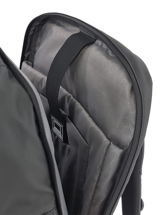 Forecast 2102 Waterproof Laptop Backpack for 15.6" Laptop with USB Port in Black Colour