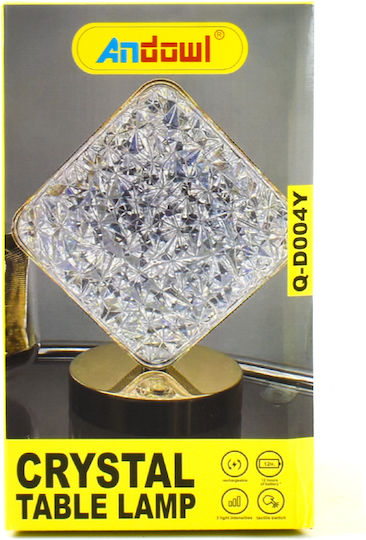 Andowl Διακοσμητικό Φωτιστικό Qd004y LED Ρυθμιζόμενο Λευκό 15.5x10x18εκ.