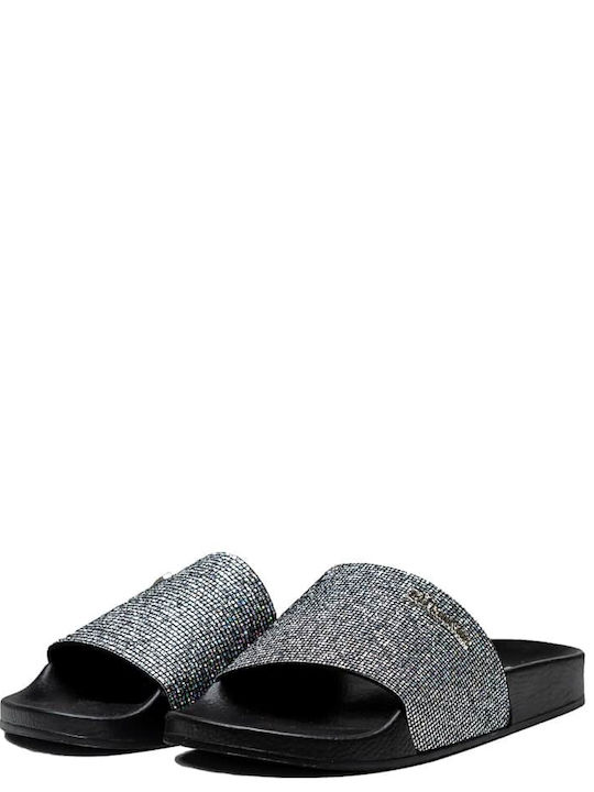 D.Franklin Women's Slides Silver