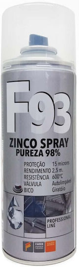 Faren Σπρέι Γαλβανισμού F93 Zinco με Μεταλλικό Εφέ Γκρι 400ml