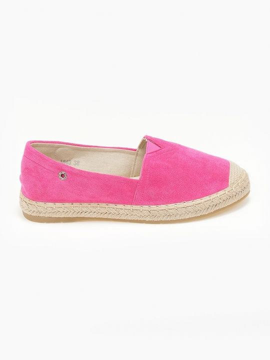 Issue Fashion Women's Suede Espadrilles Fuchsia 0585/8005355