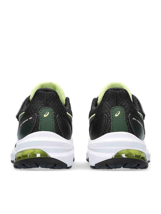 GT-1000 12 PS Kids Sports Shoes Running with Hoop & Loop Closure Black