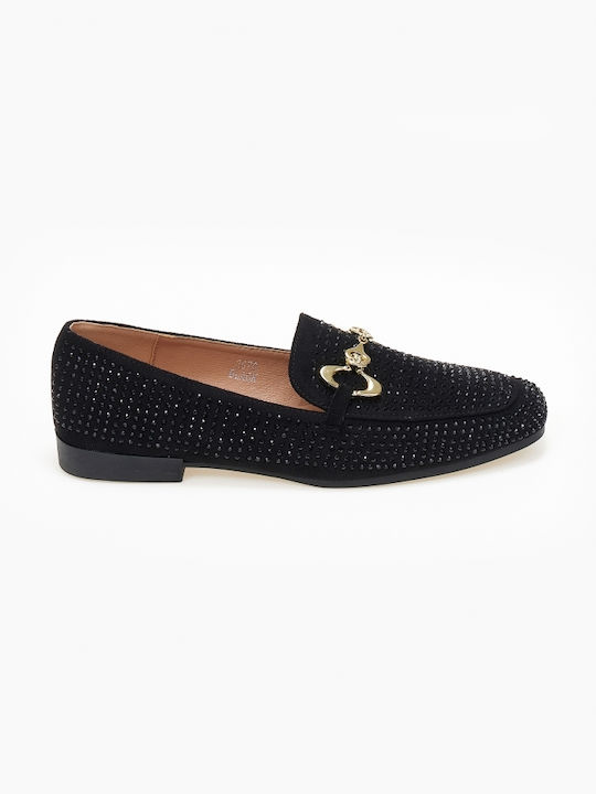 Issue Fashion Moccasini pentru femei în culoarea Negru