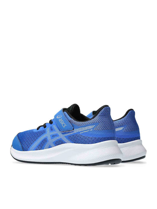 PATRIOT 13 Kids Sports Shoes Running with Hoop & Loop Closure Blue