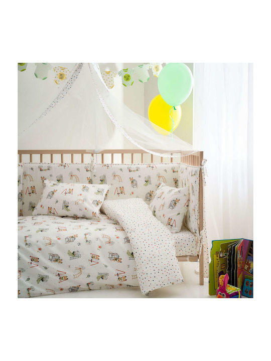 Vesta Home Cotton Baby Quilt 120x160cm Multicolour