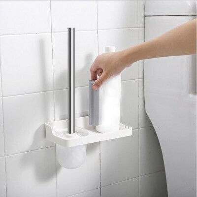 Tpster Kunststoff Badezimmer Toilettenbürste Weiß