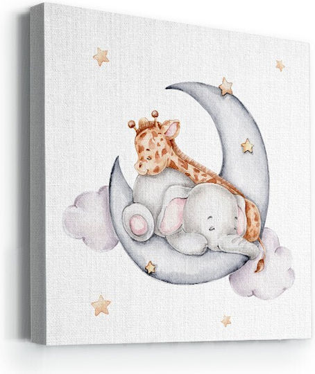 Walls Kids Wall Art Elephant Giraffe