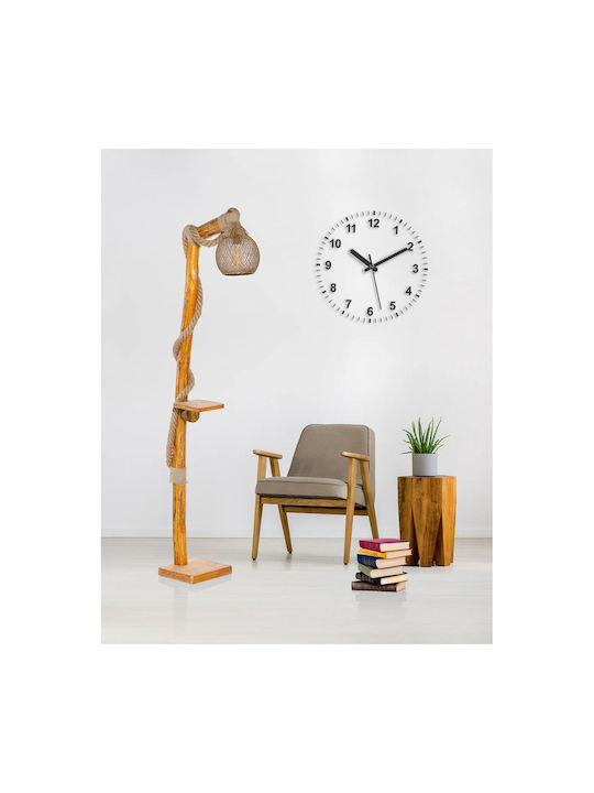 Arbor Vintage Φωτιστικό Δαπέδου Υ156xΜ32εκ. με Ντουί για Λαμπτήρα E27 Μπεζ