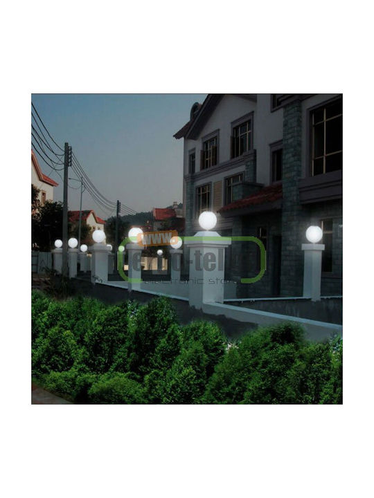 Eurolamp Lampa de podea Globul pentru exterior IP54 pentru soclu E27 Negru