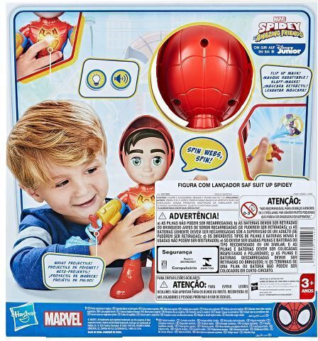 Action Figure Spidey and His Amazing Friends Spider-Man with Sounds for 3+ years Years