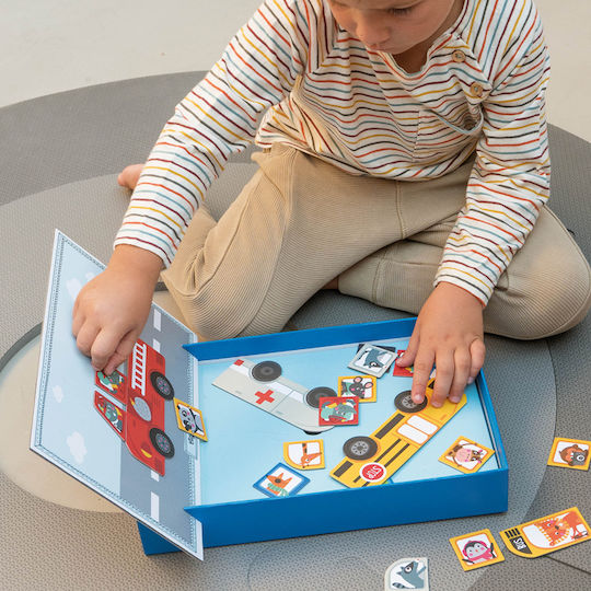 Apli Kids Μαγνητικό Παιχνίδι Κατασκευών Cars για Παιδιά 3+ Ετών