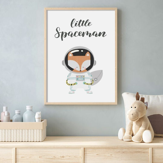 Walls Kids Wall Art Fox Little Spaceman